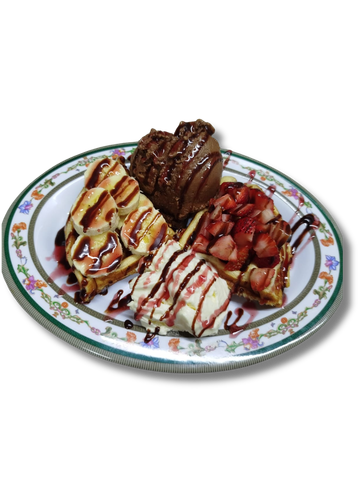 Waffle junior con chocolate